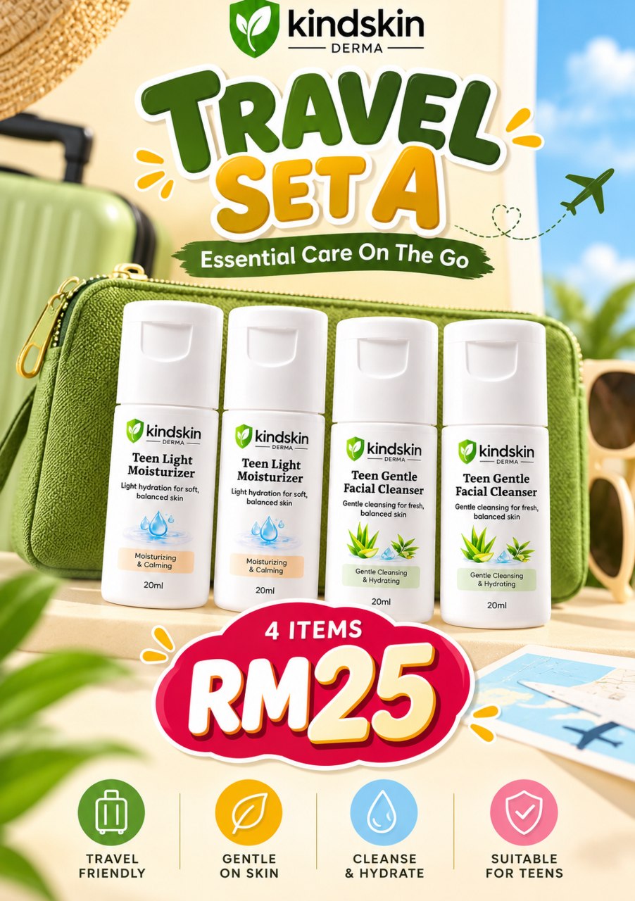 TRAVEL SET A | MOISTURIZER + FACIAL CLEANSER (20ML)
