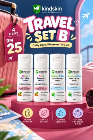 TRAVEL SET B | LOTION + HEAD TO TOE WASH (20ML)
